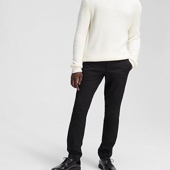 Calvin Klein Mens Slim Fit Infinite Flex Chinos Casual Pants Black Size 38x32 - Picture 3 of 6